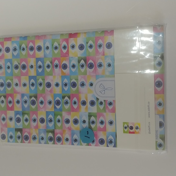 Solstice Multicolor Eye Pattern Notebook - Picture 3 of 3